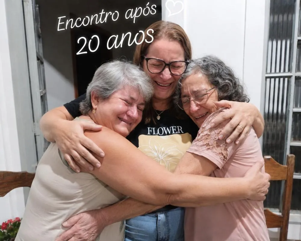 Após mais de 20 anos, irmãs vivem reencontro emocionante em Mato Grosso